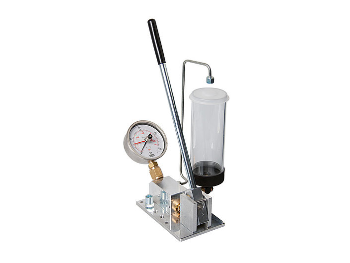 Tester for testing petrol and diesel fuel injectors (400 bar)