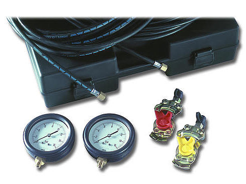 Brake pressure tester (16 bar) for pneumatic brake systems (truck air brake) uncalibrated