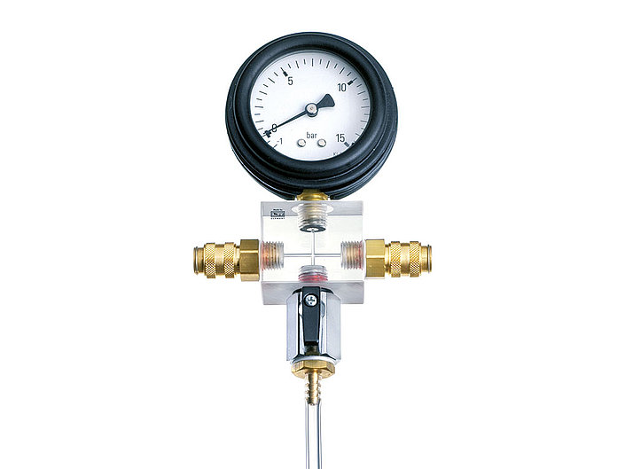 Comprobador de la presión de retorno de los inyectores piezoeléctricos common rail