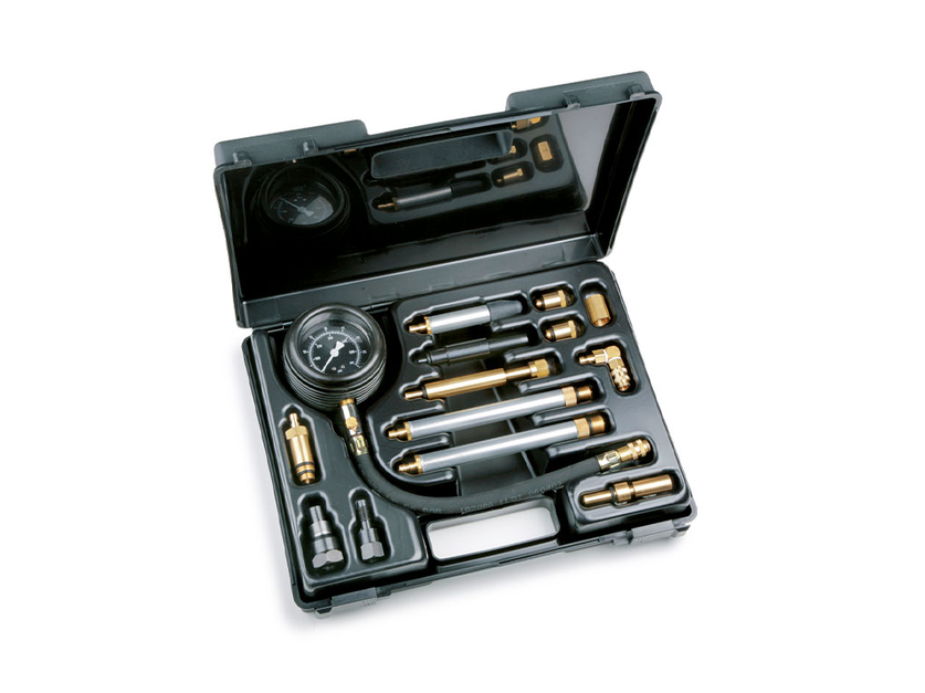 Compressiedruktester (0...40 bar) voor benzine- en dieselmotoren