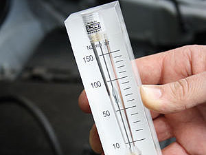 Blow by measuring device (10 - 150 l/min)