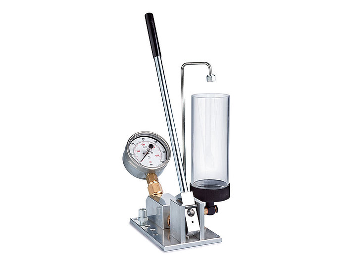 Testeur d'injecteurs (600 bar) avec aiguille témoin pour moteurs à essence et diesel
