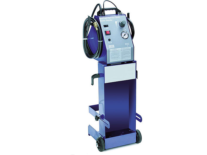 Brake service unit (12V, 20L) with transport cart