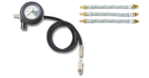 Engine pressure-loss tester petrol engines